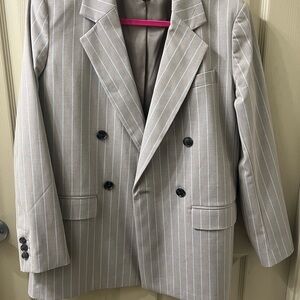 Ann Taylor LOFT Pinstripe Blazer